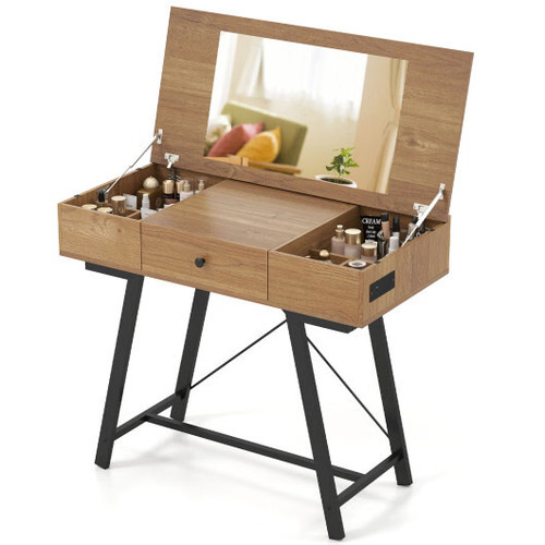 Vanity desk with - desk, top