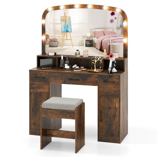Vanity desk makeup table - vanity, with