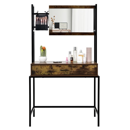 Industrial vanity table - industrial, w/
