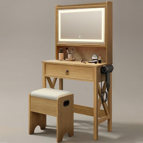 Farmhouse vanity desk with - 24",