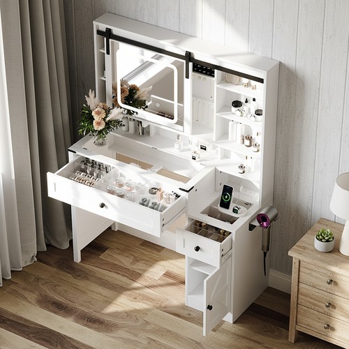 All one vanity table with - all-in-one,